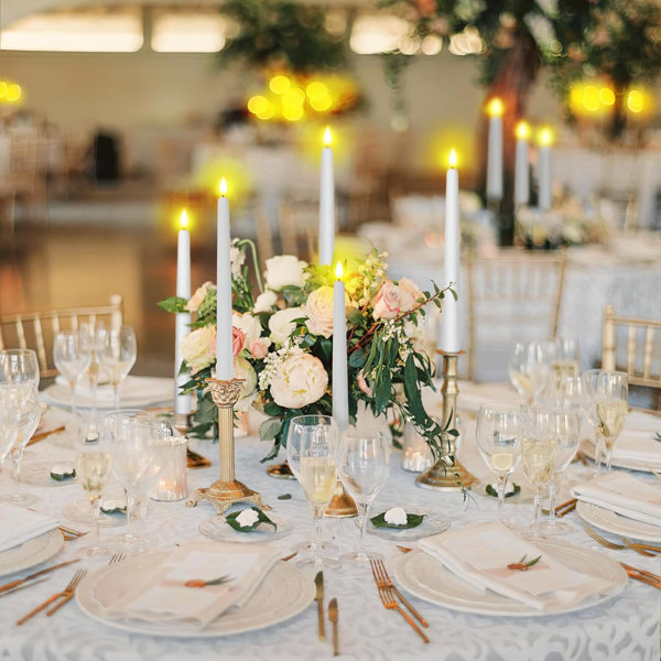 The Holiday Aisle® 12 Pcs Flameless Taper Candles With Remote Timer